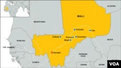 Map of Mali 