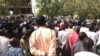 Grogne des travailleurs du secteur public au Tchad, le 12 janvier 2021. (VOA/André Kodmajingar)