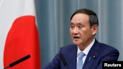 Kepala Sekretaris Kabinet Jepang Yoshihide Suga. (Foto: dok)