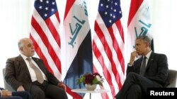 Haider al-Abadi et Barack Obama