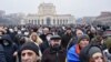 Armenian opposition supporters rally demanding the resignation of Prime Minister Nikol Pashinyan over a controversial peace deal with Azerbaijan that ended six weeks of war over the disputed region of Nagorno-Karabakh, in Yerevan, Dec. 22, 2020.