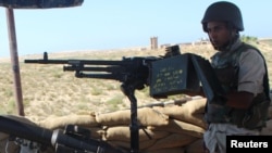 Un soldat de l'armée égyptienne dans la péninsule du Sinaï, le 8 juillet 2015.
