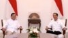 Presiden Joko Widodo dan Prabowo Subianto, Kamis sore, 11 Oktober 2019, kembali bertemu di Istana Merdeka, Jakarta. (Foto courtesy: Setpres RI)