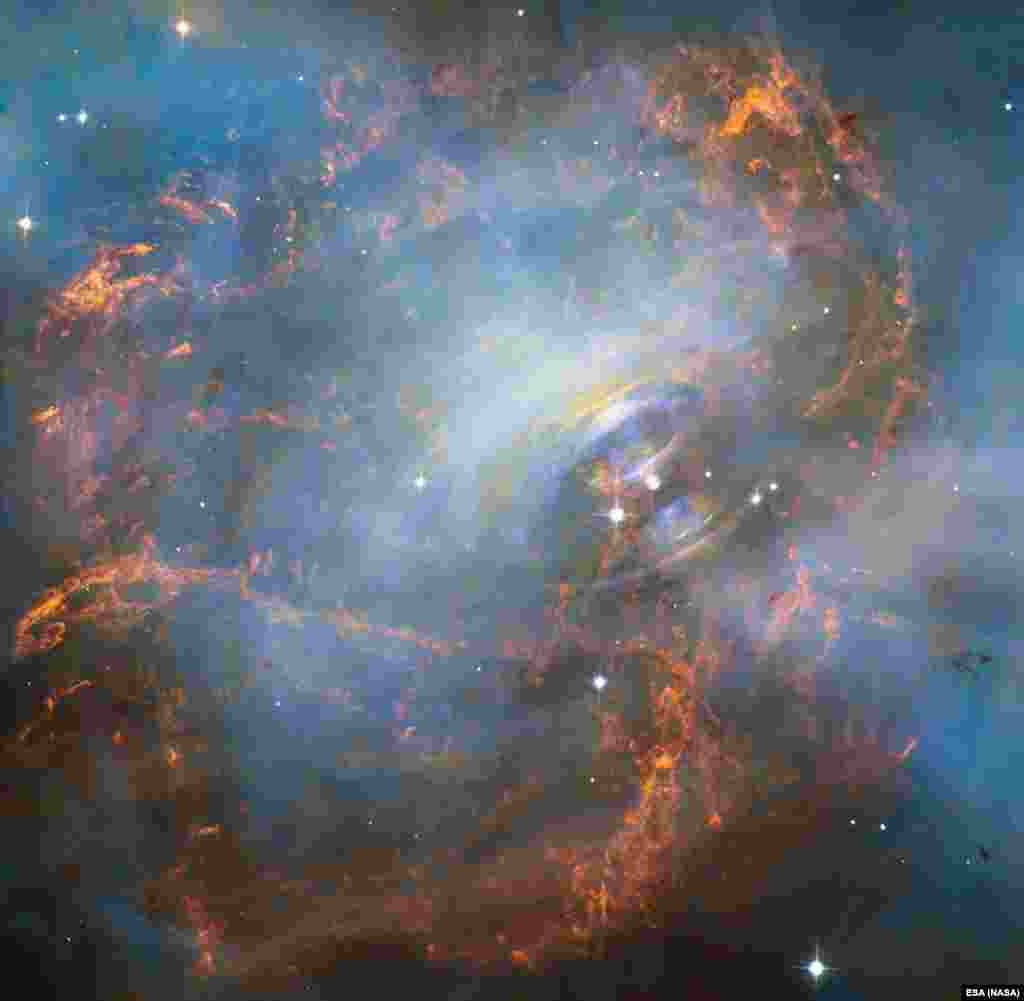 Peering deep into the core of the Crab Nebula, this close-up image captured by the NASA Hubble Space Telescope reveals the beating heart of one of the most historic and intensively studied remnants of a supernova, an exploding star.