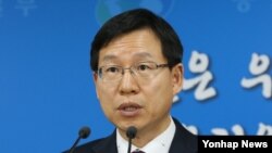 김의도 한국 통일부 대변인 (자료사진)