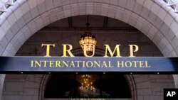 FILE - The Trump International Hotel is seen in Washington, March 11, 2019.