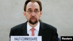 Kepala HAM PBB Zeid Ra’ad Al Hussein (foto: dok).