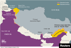 The border disputes between China and India.