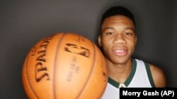 Giannis Antetokounmpo, le 28 septembre 2015.