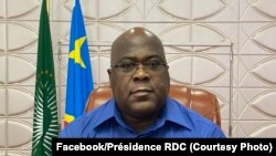 Le président Tshisekedi à Kinshasa, RDC, le 18 mars 2020. (Facebook / RDC Présidence)