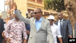 Le président Alpha Condé de Guinée, Conakry, Guinée, le 4 février 2018.