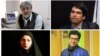 از راست ردیف بالا: احسان مازندرانی، عیسی سحرخیز/ از راست ردیف پایین:سامان صفرزایی، آفرین چیت‌ساز