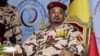 Mahamat Deby lors de la cérémonie de clôture du forum du dialogue national à N'Djamena, le 8 octobre 2022 (AFP)