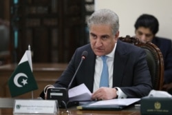 Pakistani Foreign Minister Shah Mehmood Qureshi, April 7, 2021.