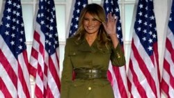 VOA Asia - U.S. First Lady expressed empathy for pandemic victims