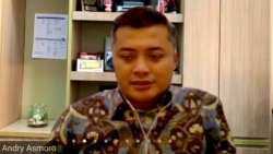 Kepala Ekonom Bank Mandiri, Andry Asmoro dalam sebuah webinar (foto: screenshot)