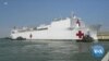  President Trump on Hand as Navy Hospital Ship Leaves for NYC