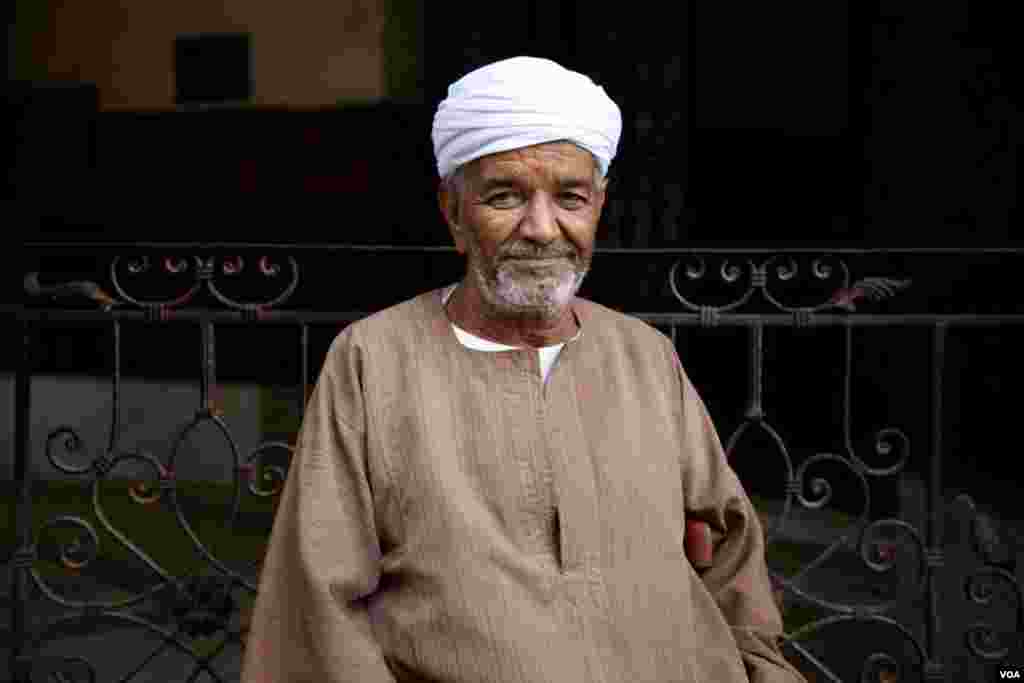 Wahid Ahmed Fouad, a shop assistant in Cairo, Egypt, said "To a great extent, he ended terrorism on the Arab world's level." (Y. Weeks/VOA) 