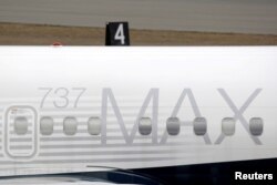A Boeing 737 MAX 8 aircraft is parked at a Boeing production facility in Renton, Washington, U.S., March 11, 2019.