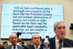 Former special counsel Robert Mueller testifies before the House Judiciary Committee hearing on his report on Russian election interference, on Capitol Hill, in Washington, July 24, 2019.