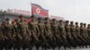 지난 2013년 9월 북한 정권수립 65주년 기념 열병식에서 군인들이 행진하고 있다. (자료사진)