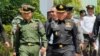 ကျားဖြန့်နဲ့ လူကုန်ကူးမှု တိုက်ဖျက်ရေး ထိုင်း-မြန်မာ နှစ်နိုင်ငံနယ်ခြားကော်မတီအစည်းအဝေးကို မြန်မာစစ်ကောင်စီ စစ်ဘက်နဲ့ မြဝတီ အုပ်ချုပ်ရေး အဖွဲ့ဝင်တွေတက်ရောက်ခဲ့။ ဓာတ်ပုံ - ထိုင်း နယ်ခြားစောင့်တပ်