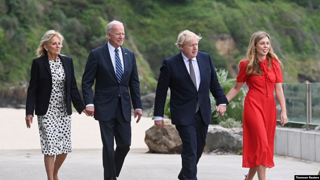 El presidente de EE.UU., Joe Biden, se reúne con el primer ministro británico, Boris Johnson, en el marco de la realización de la Cumbre del G-7, que reúne a las democracias más avanzadas del mundo.