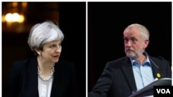 Theresa May, Jeremy Corbyn