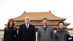 Shugaba Donald Trump a Beijing