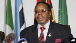 Malawi President Bingu Wa Mutharika (file photo).