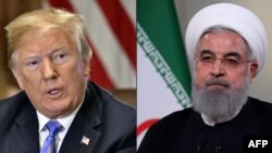 Presiden AS, Donald Trump (kiri) dan Presiden Iran, Hassan Rouhani. (Foto: dok).