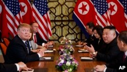 지난 2월 베트남 하노이에서 도널드 트럼프 미국 대통령과 김정은 북한 국무위원장의 2차 정상회담이 열렸다.