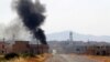 Smoke rises from Taybat al Imam town after rebel fighters from the hardline jihadist Jund al-Aqsa advanced in the town in Hama province, Syria August 31, 2016. 