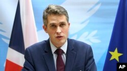 Menteri Pertahanan Inggris, Gavin Williamson (Foto: dok).