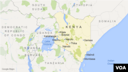 Ramani ya Kenya