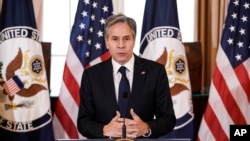FILE - US Secretary of State Antony Blinken's upcoming visit to India is expected to reaffirm a growing strategic partnership between Washington and New Delhi.