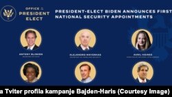 Para pemegang jabatan tertinggi bidang keamanan nasional dan diplomatik yang dinominasikan oleh Joe Biden. (Foto: kombinasi)