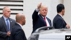 Le républicain Donald Trump, président élu des Etats-Unis, 12 mai 2016.