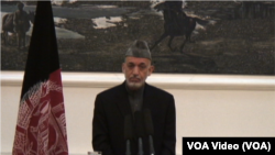 حامد کرزی رئیس جمهور افغانستان