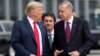 Donald Trump et Recep Tayyip Erdogan au sommet de l'Otan à Bruxelles, Belgique, le 11 juillet 2018. 