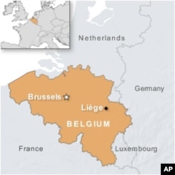 Map of Belgium