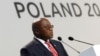 Le Premier Ministre d'Eswatini Ambrose Mandvulo Dlamini prend la parole lors de la COP24 à Katowice, Pologne, le 3 décembre 2018.