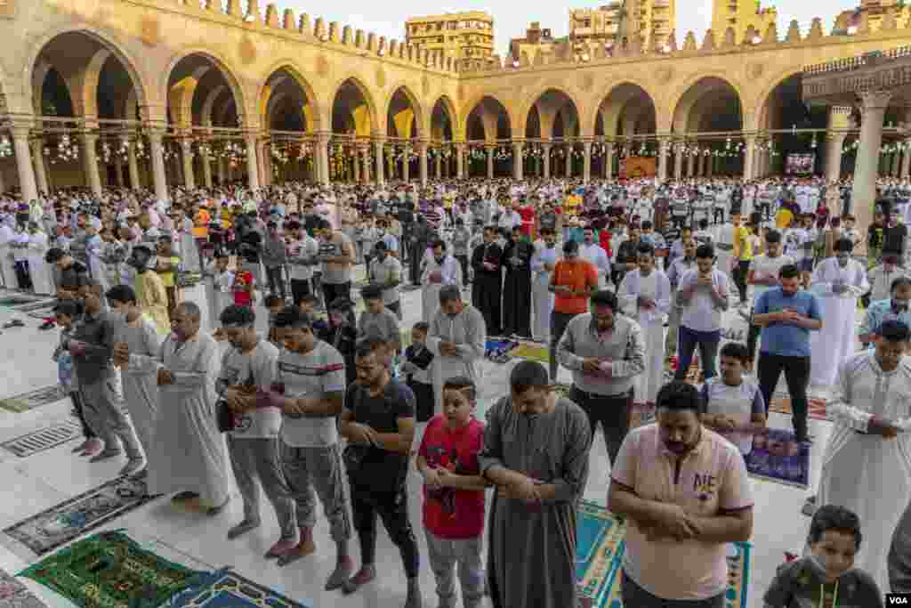 About 90 percent of Egyptians are Muslim, and this week they celebrate Eid al-Adha, a holiday in which livestock are slaughtered and some of the meat is distributed to the poor, Cairo, July 20, 2021.