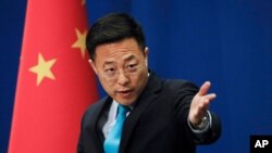 Juru Bicara Kementerian Luar Negeri China, Zhao Lijian. (Foto: dok)