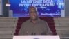Le président congolais Félix Tshisekedi s'adresse à la nation sur la situation sécuritaire à Goma et dans l'Est du pays, le 29 janvier 2025.