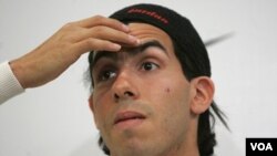 Manchester City dan AC Milan gagal mencapai kesepakatan soal transfer Carlos Tevez (foto:dok).