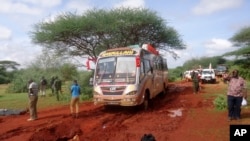 Shambulizi la mwaka jana mjini Mandera, Nov. 22, 2014.