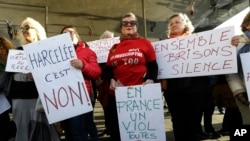 Manifestations contre le harcèlement sexuel, Marseille, France, le 29 octobre 2017.