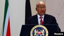Le président sud-africain Jacob Zuma à Nairobi, Kenya, 11 octobre 2016. 