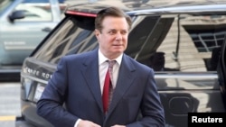 Aliyekuwa mwenyekiti wa kampeni ya Donald Trump. Paul Manafort. Juni 15, 2018.